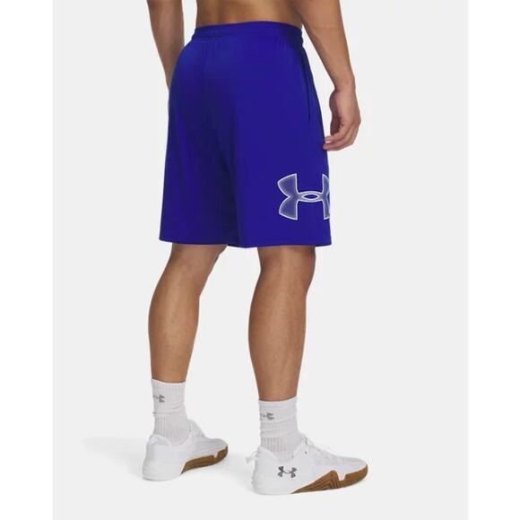 Under Armour UA Tech Graphic Men's 10" Shorts, Royal Blue/White, Size Medium - Picture 2 of 2